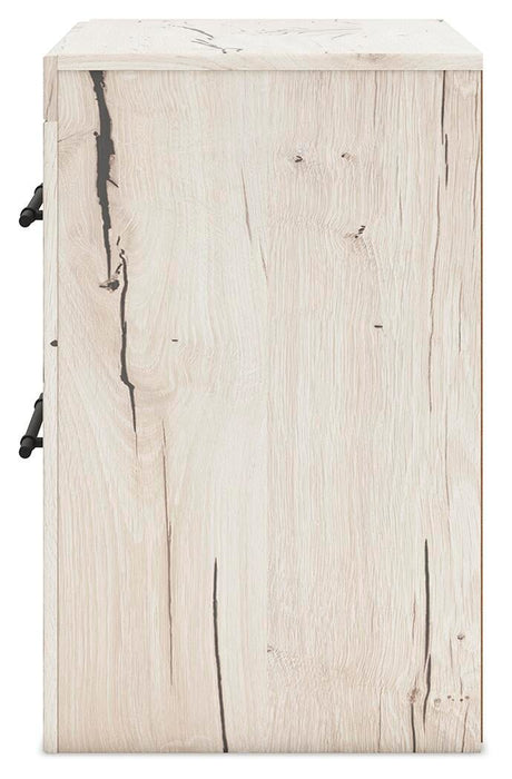 Lawroy King Panel Bed, Dresser, Mirror and Nightstand