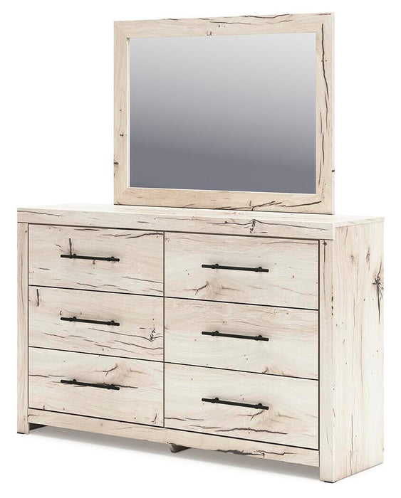 Lawroy Full Panel Storage Bed, Dresser, Mirror, Chest and Nightstand