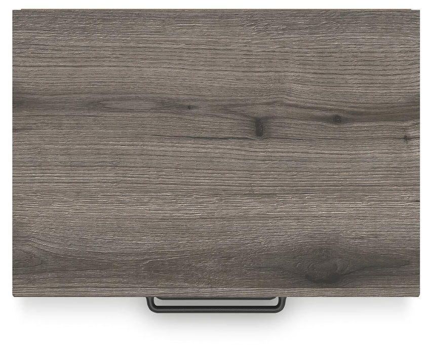 Graystorm Full Panel Bed with Storage, Dresser, Mirror, Chest and Nightstand