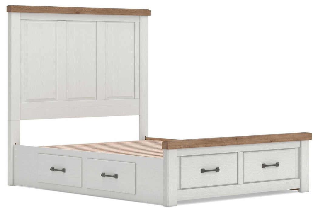 Savonport Queen Panel Storage Bed, Dresser, Mirror, Chest and Nightstand