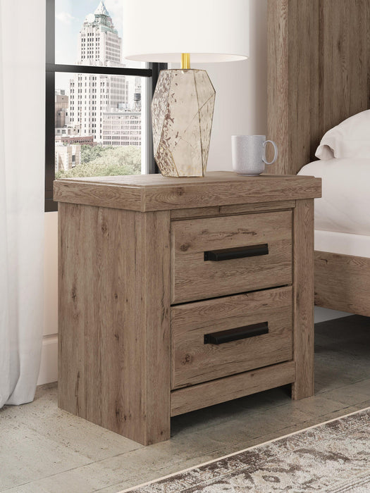Garistyn King Panel Bed, Dresser, Mirror, Chest and Nightstand