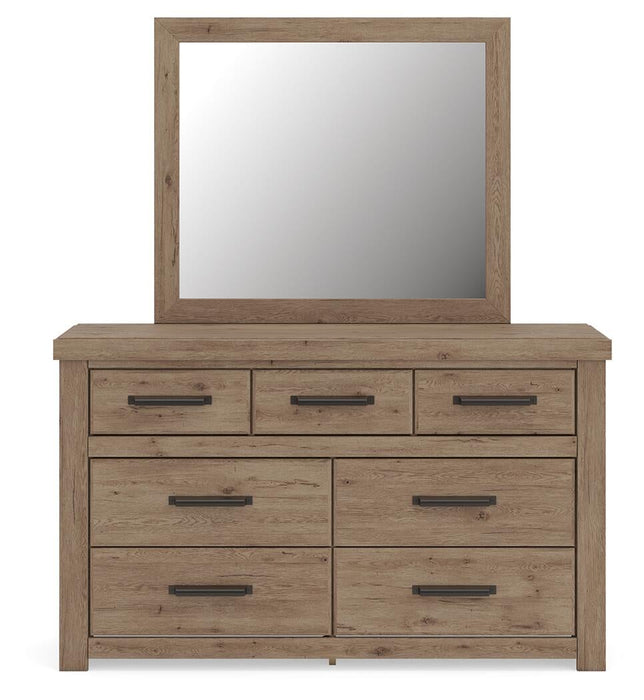Garistyn Queen Panel Bed, Dresser, Mirror, Chest and Nightstand