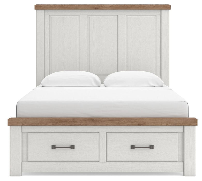 Savonport Queen Panel Storage Bed, Dresser, Mirror, Chest and Nightstand