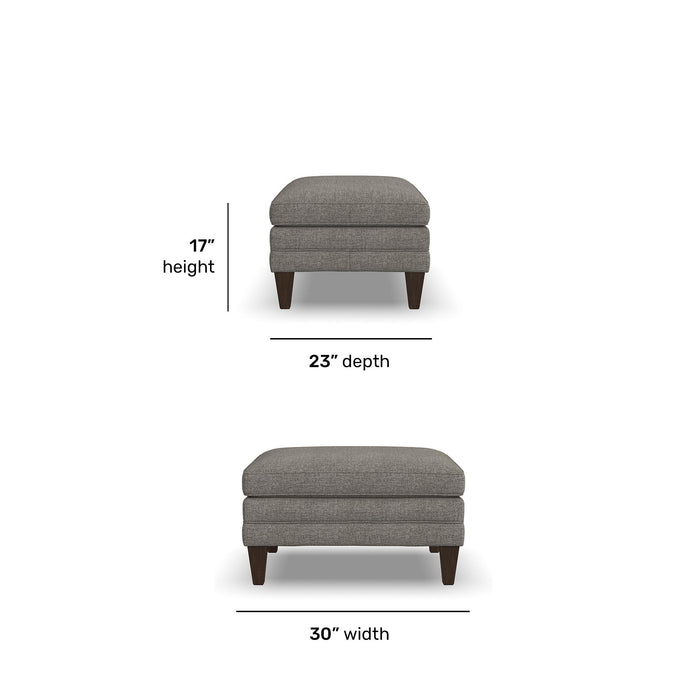 Eleanora Fabric Ottoman