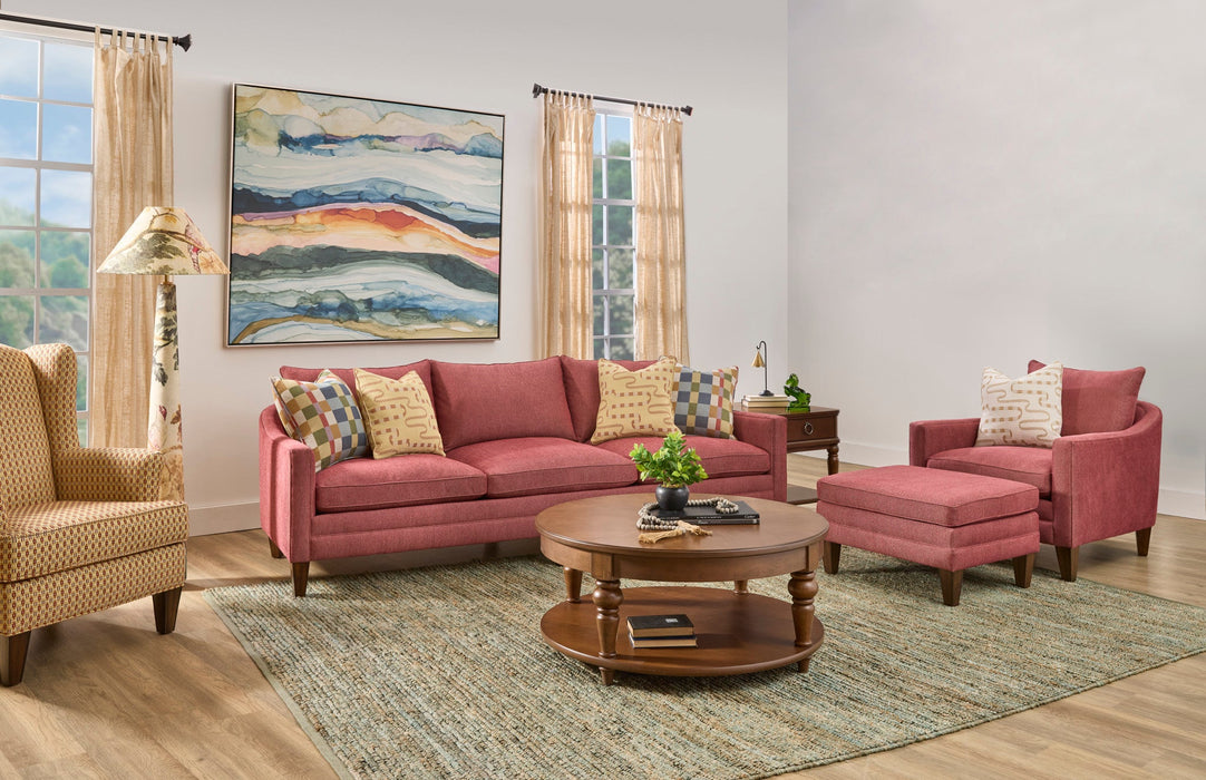 Eleanora Fabric Ottoman