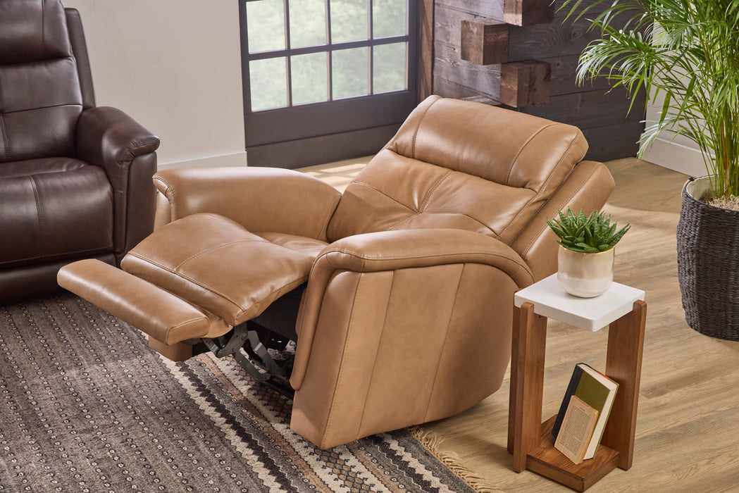 Ranger Oakridge Leather Power Recliner with Power Headrest, Lumbar, Heat & Massage