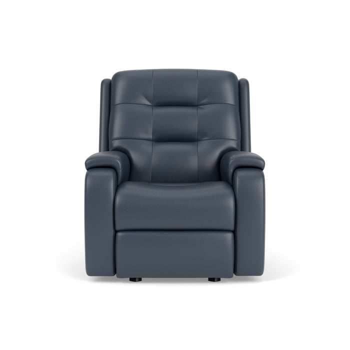 Arlo Leather Power Rocking Recliner with Power Headrest & Lumbar