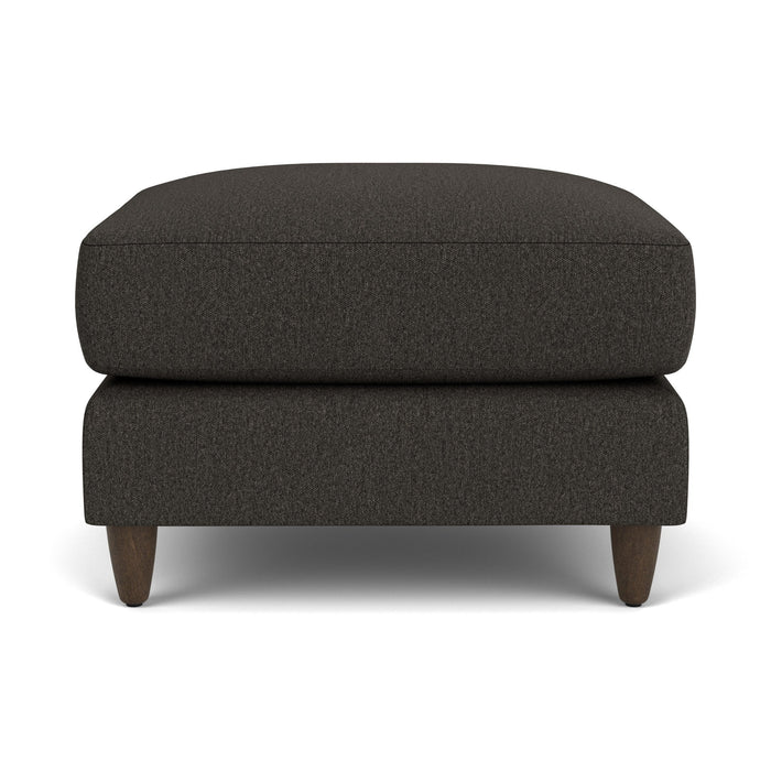 Fern Fabric Ottoman