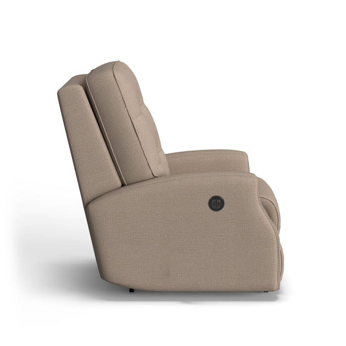 Devon Fabric Power Rocking Recliner