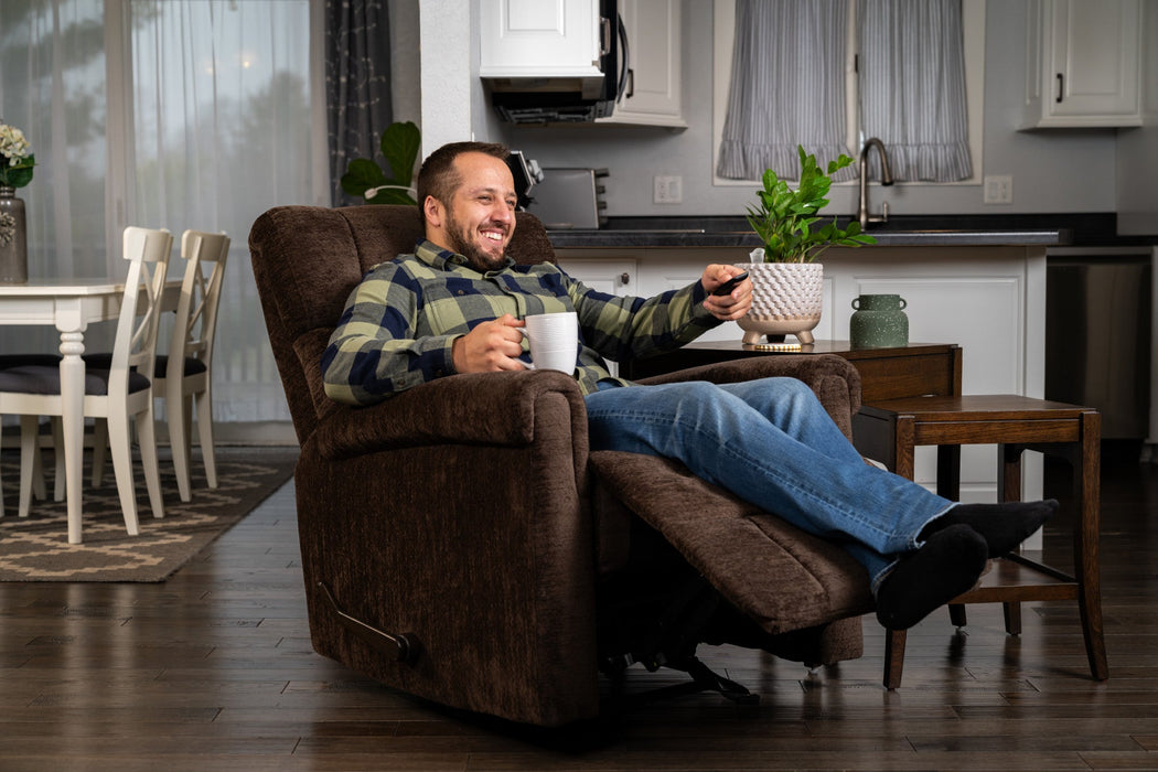 Classic Buffalo Fabric Perfect Match Gliding Recliner