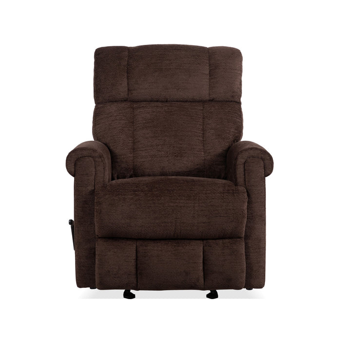 Classic Buffalo Fabric Perfect Match Gliding Recliner