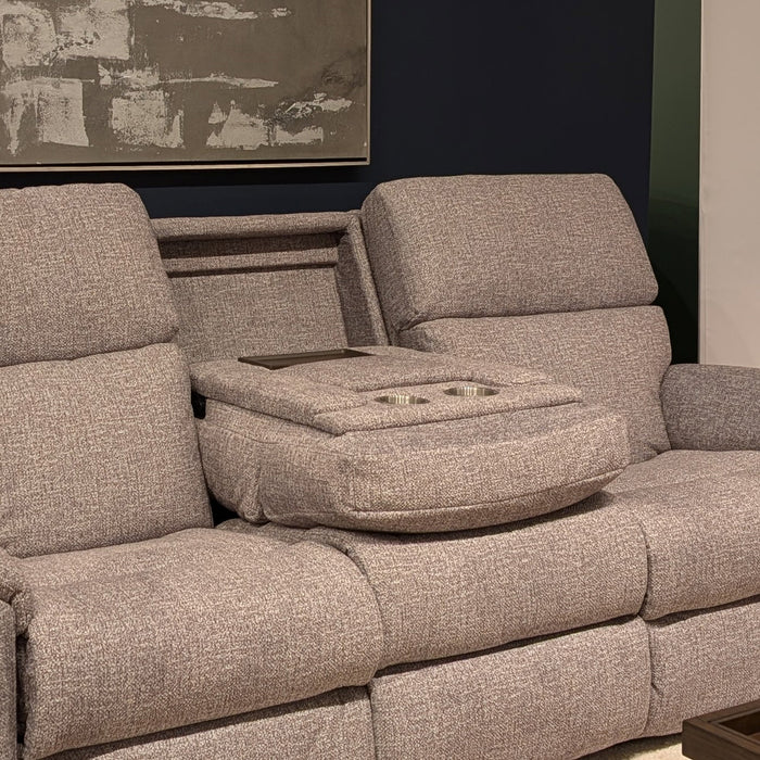 Porter Fabric Power Reclining Sofa with Console, Power Headrest, & Lumbar