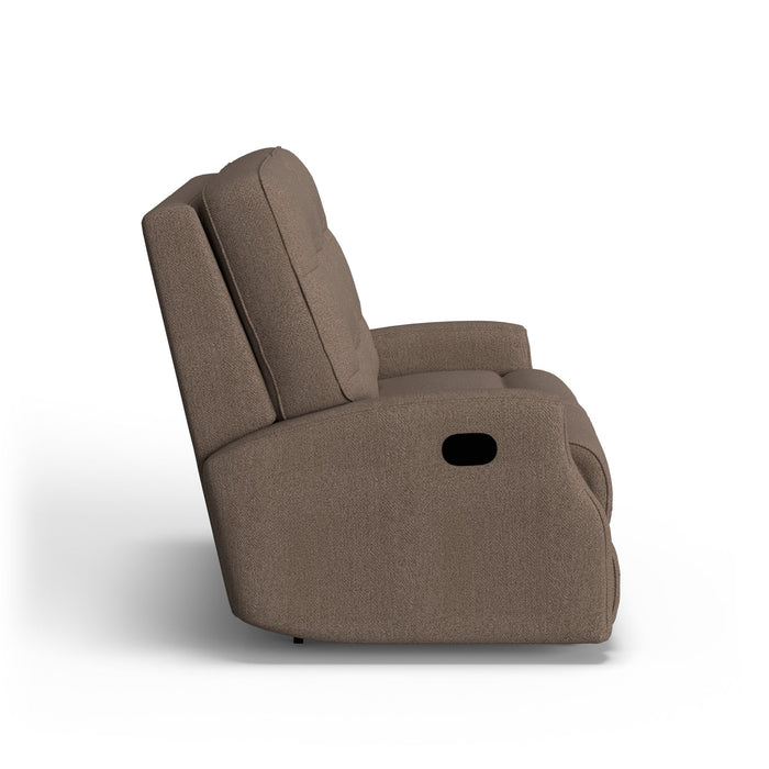 Devon Fabric Reclining Loveseat