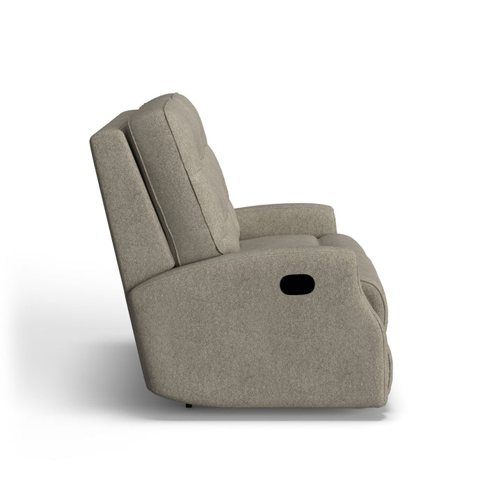 Devon Fabric Reclining Loveseat