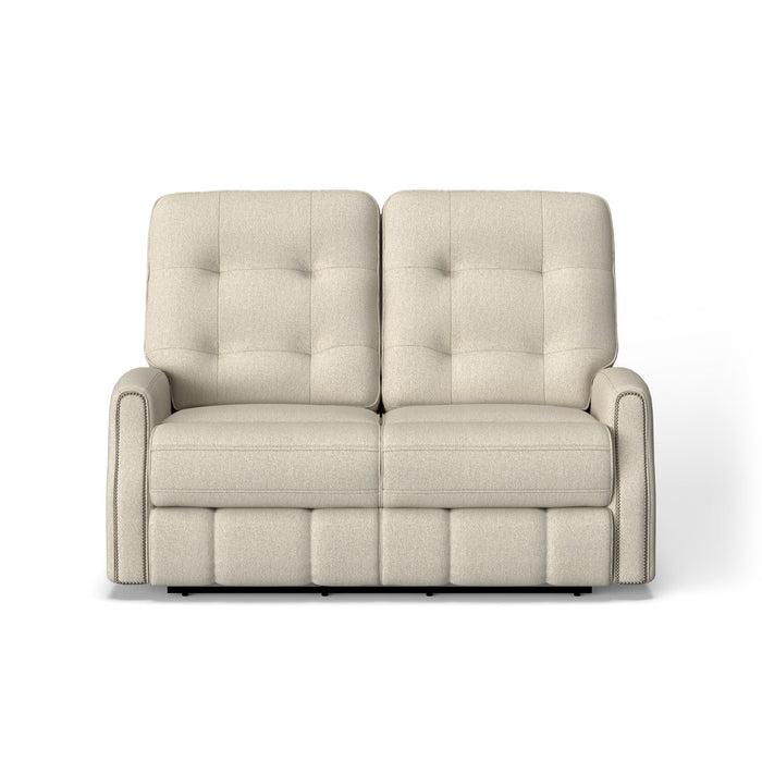 Devon Fabric Reclining Loveseat