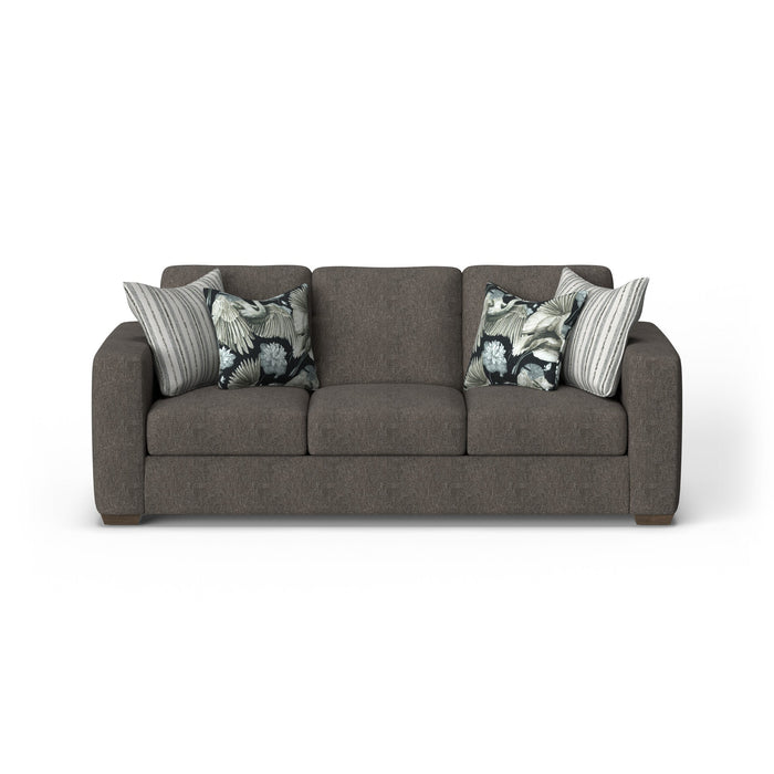 Collins Fabric Three-Cushion Sofa