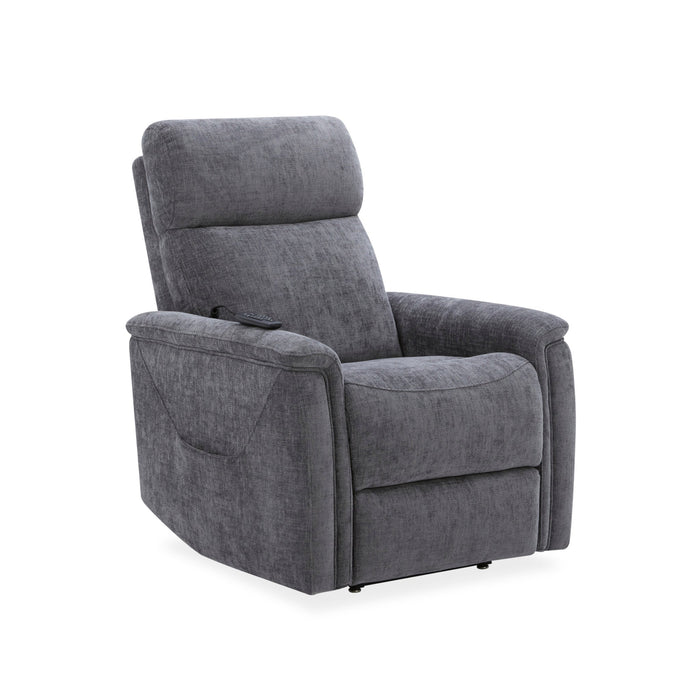 Luma Petite Shadow Fabric Petite Power Lift Recliner with Power Headrest, Lumbar, Heat & Massage