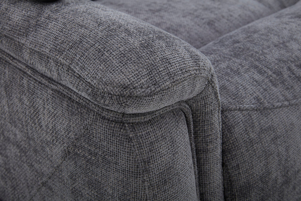 Luma Petite Shadow Fabric Petite Power Lift Recliner with Power Headrest, Lumbar, Heat & Massage