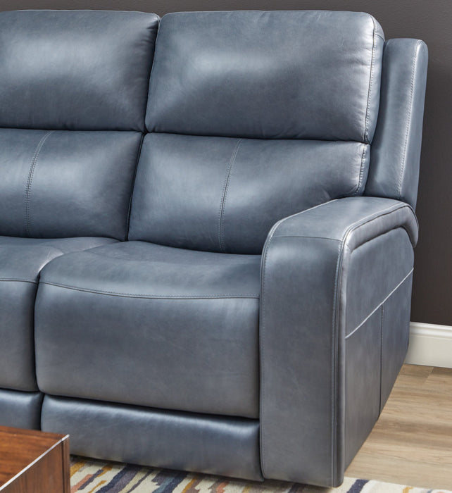 Oasis Storm Leather Sectional