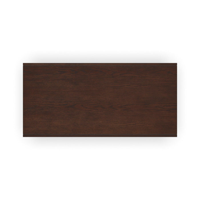 Waterfall Brown Rectangular Coffee Table