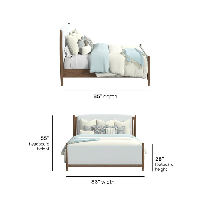 Verona King Upholstered Bed