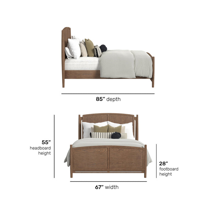 Verona Queen Panel Bed