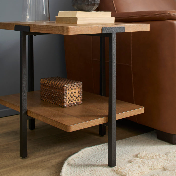 Millwork Brown End Table