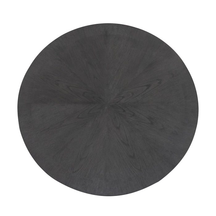 Waterfall Black Round Dining Table