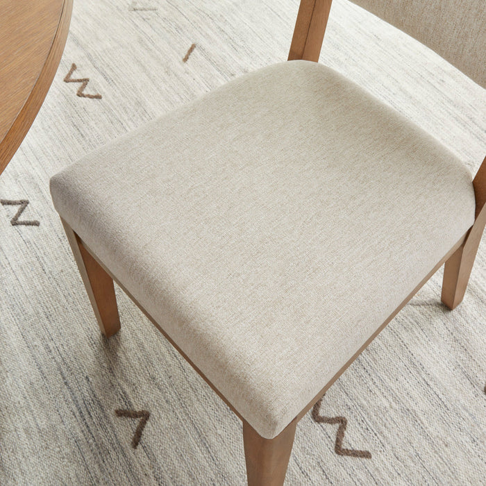 Millwork Off-White Pair of Dining Chairs