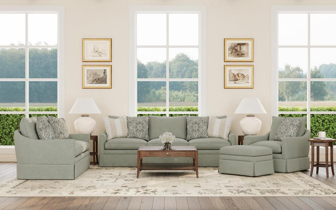 Eleanora Fabric Ottoman