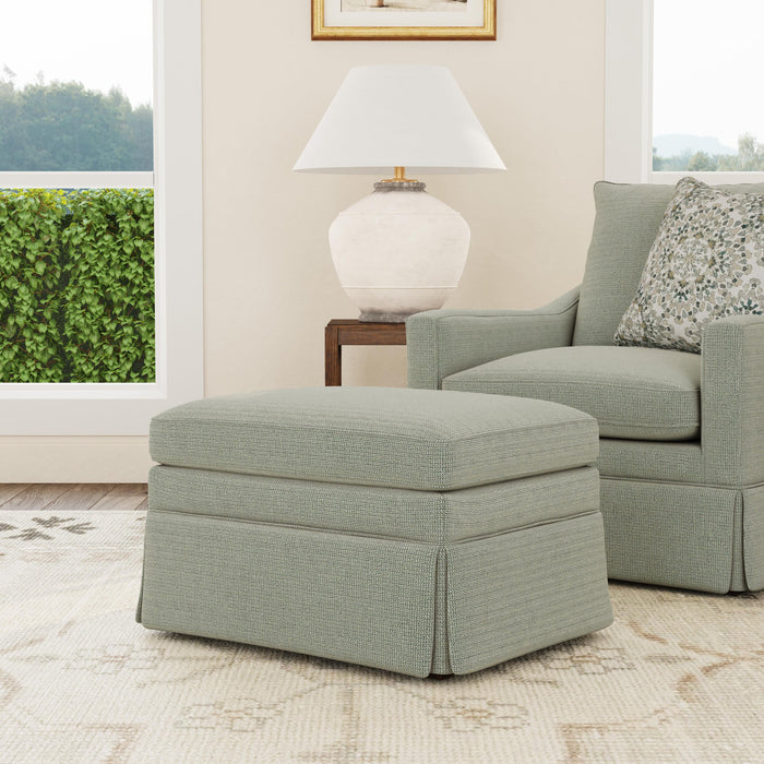 Eleanora Fabric Ottoman