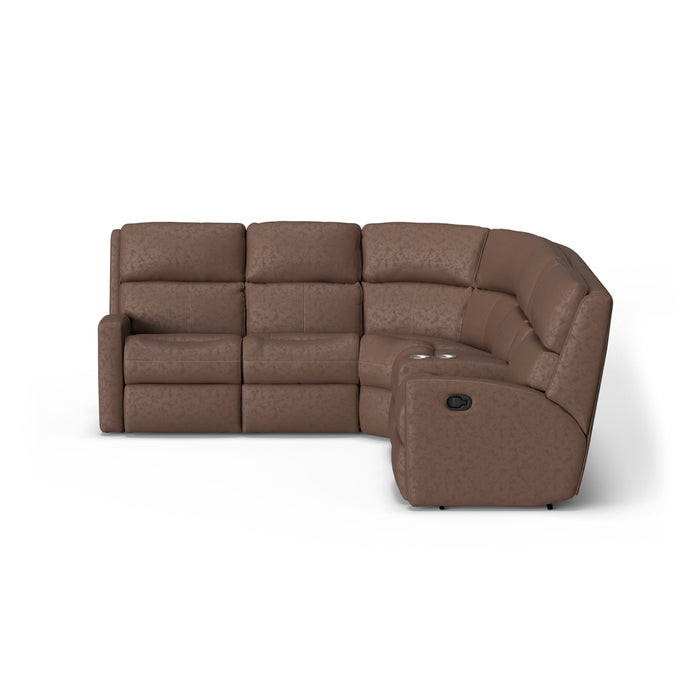 Catalina Leather Reclining Sectional