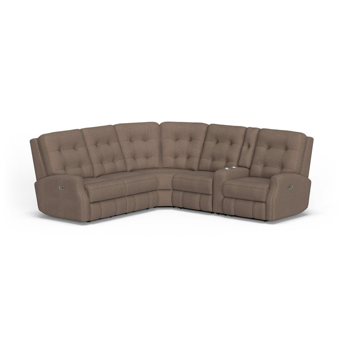 Devon Fabric Reclining Sectional
