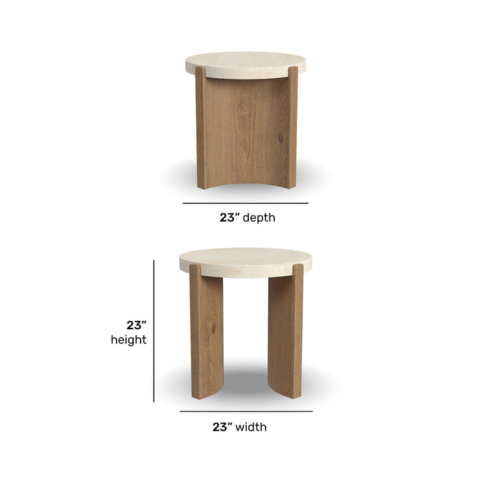 Eclipse Brown Round End table
