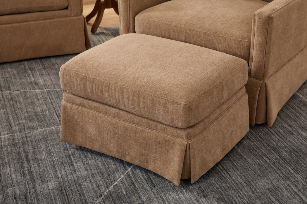Lottie Fabric Ottoman