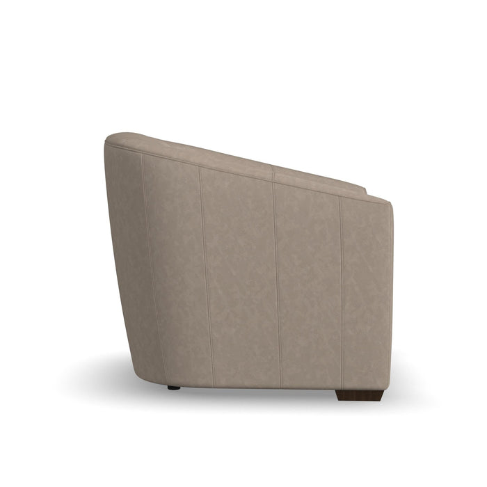 Jewel Fabric & Leather Chair
