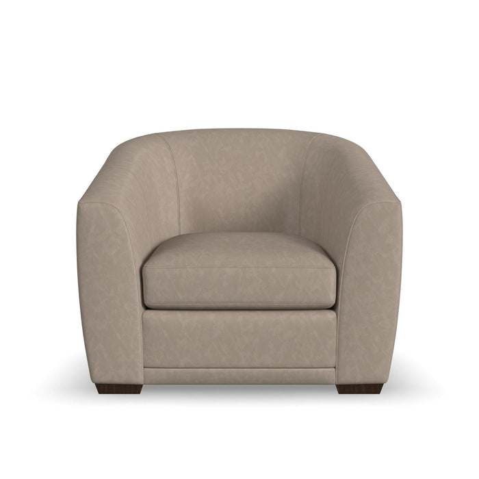 Jewel Fabric & Leather Chair