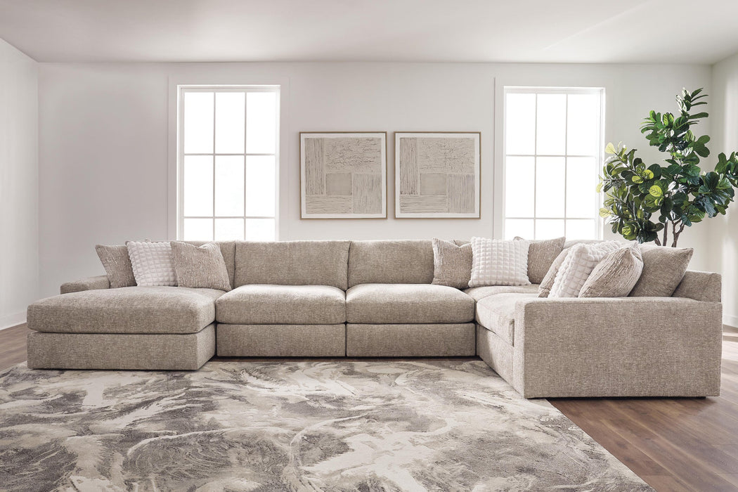 Nexora-Court 5-Piece Sectional with Chaise