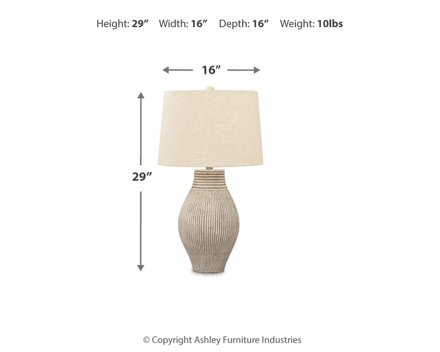 Ashley Express - Layal Paper Table Lamp (1/CN)