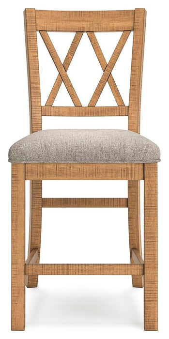 Ashley Express - Havonplane Upholstered Barstool (2/CN)
