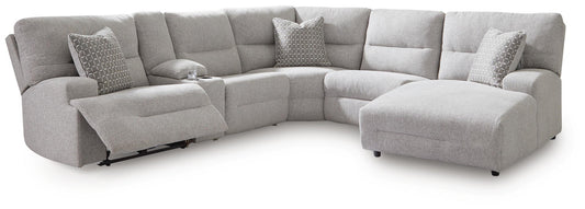 Acklen Place 6-Piece Power Reclining Sectional with Chaise