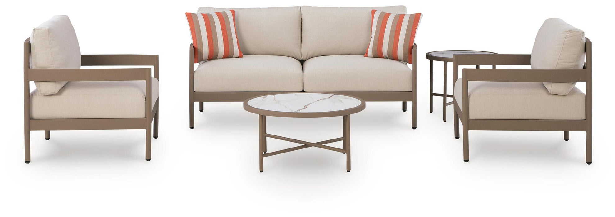 Bluff Trail Love/Chairs/Tables Set (5/CN)