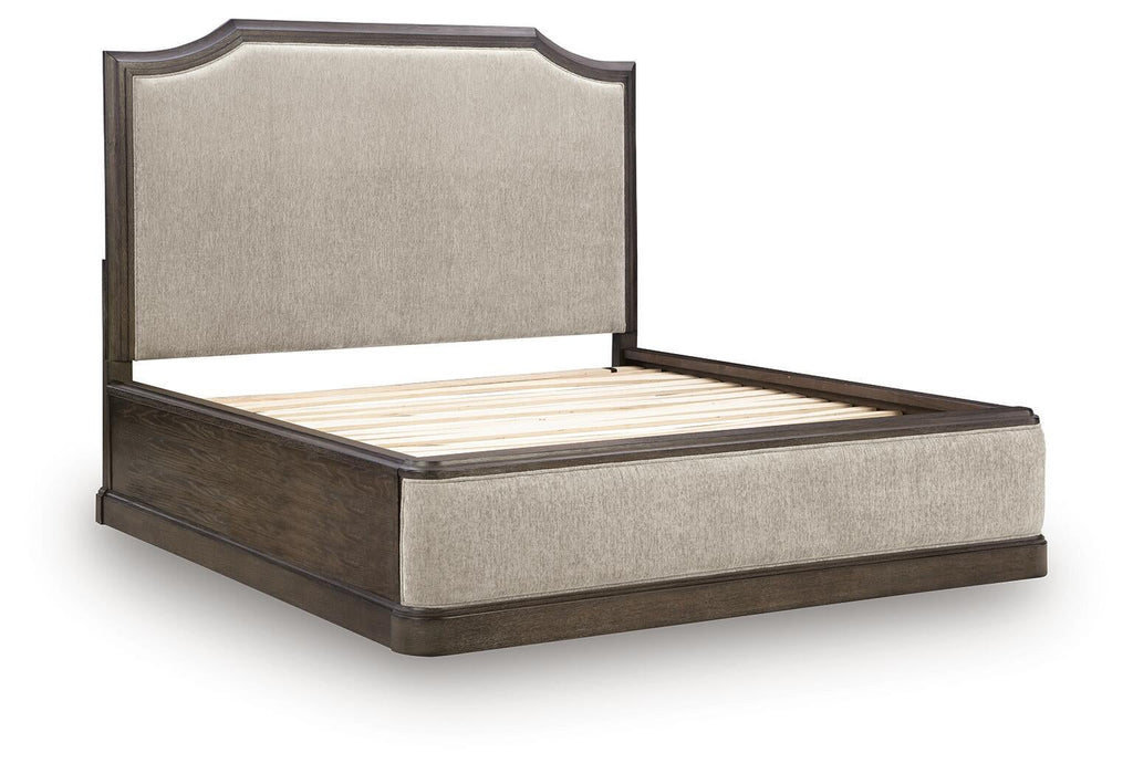 Wickenger California King Upholstered Panel Bed