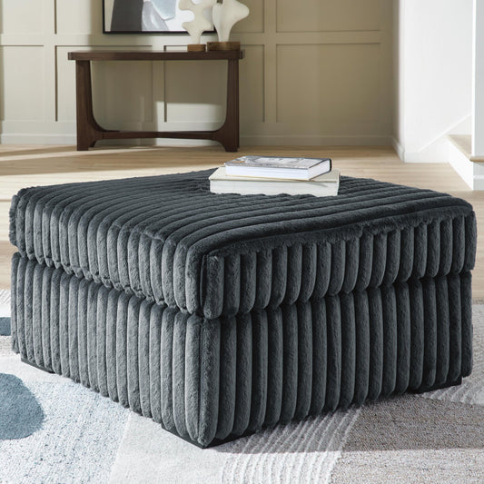 Midnight-Madness Oversized Accent Ottoman