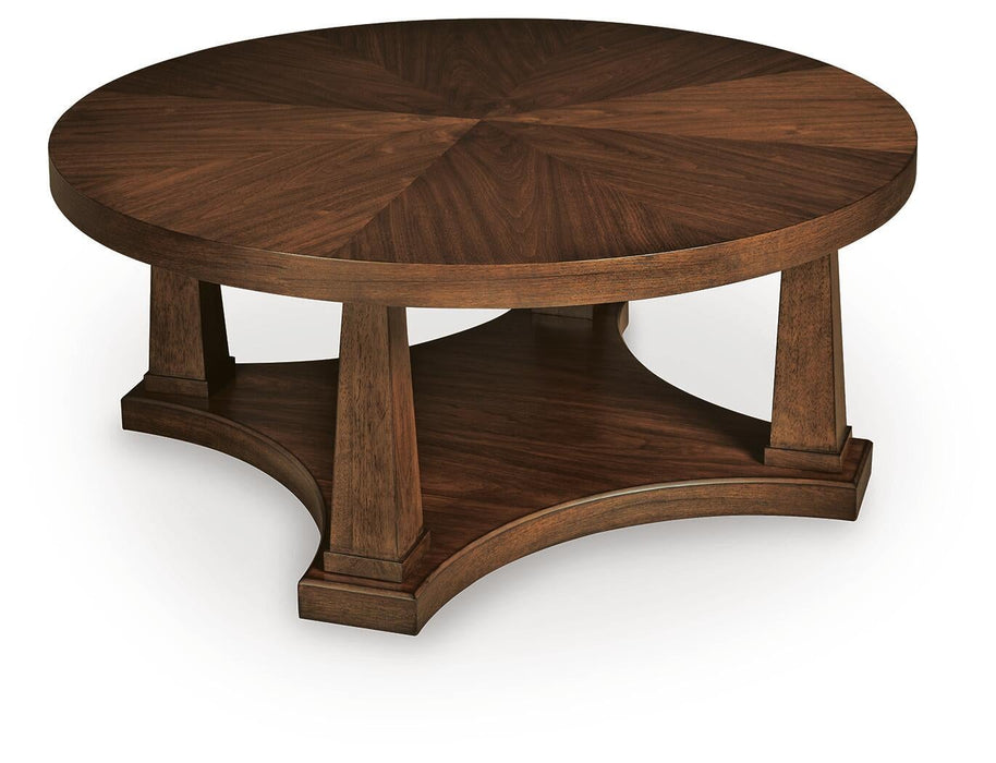 Rustic Plains Round Cocktail Table