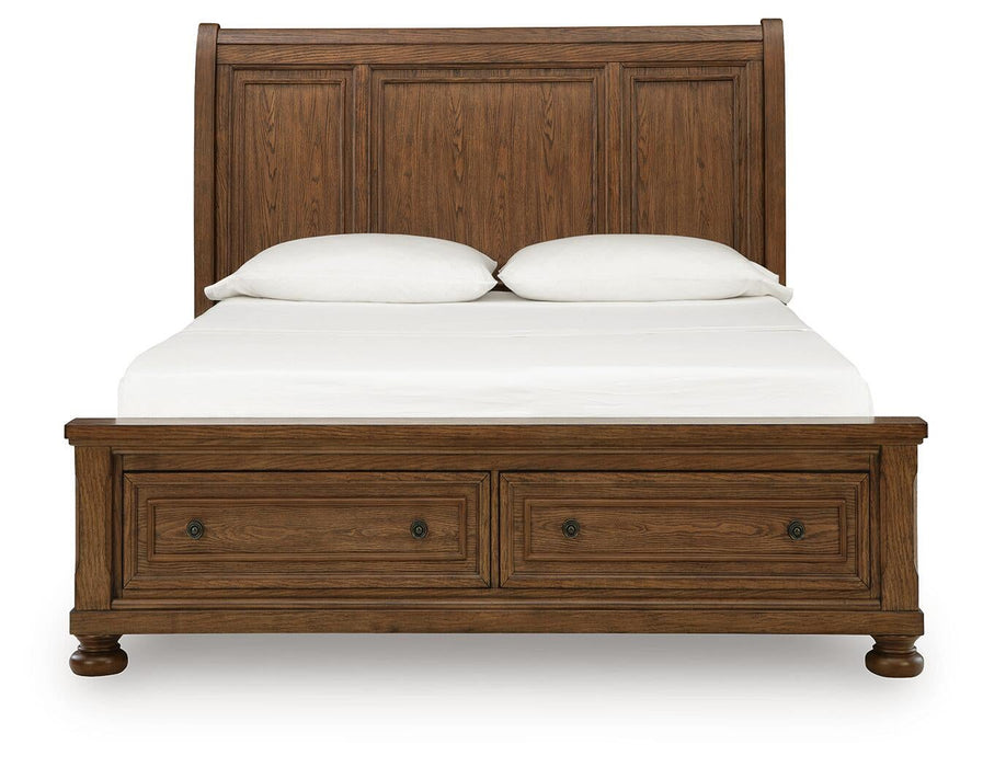 Zackaryn Queen Sleigh Storage Bed
