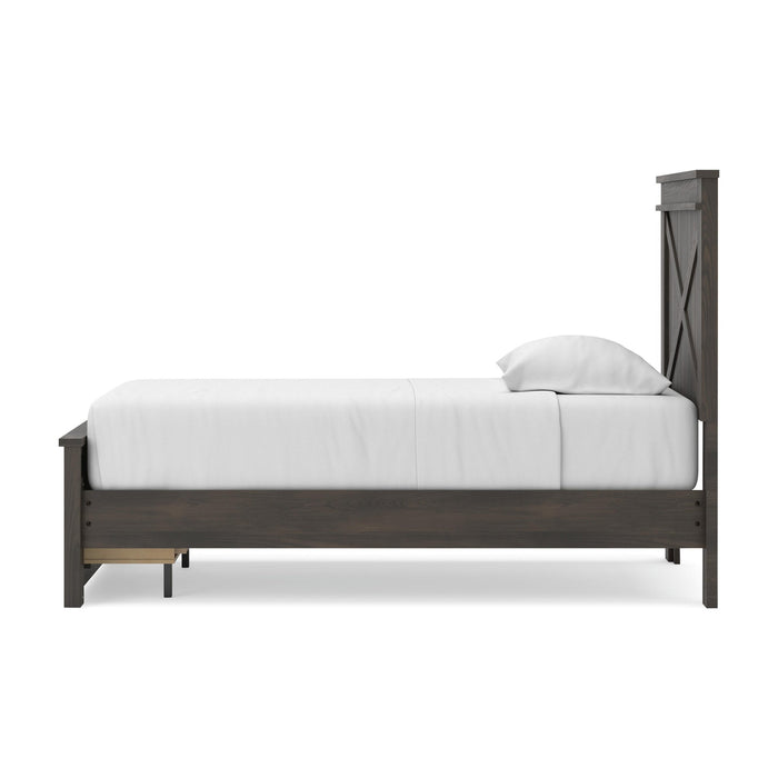 Ashley Express - Vonitta Bay Twin Panel Platform Storage Bed