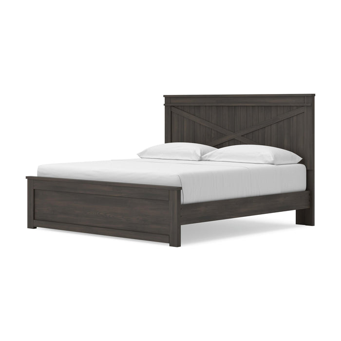 Vonitta Bay King Panel Platform Bed with Storage