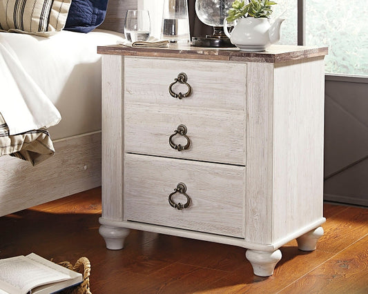 Ashley Express - Willowton Two Drawer Night Stand