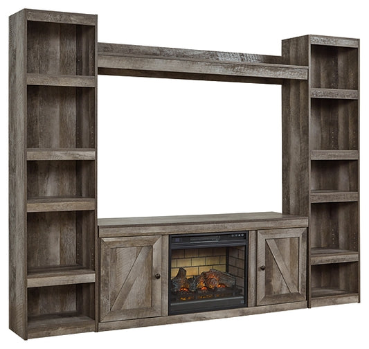 Ashley Express - Wynnlow 4-Piece Entertainment Center with Electric Fireplace